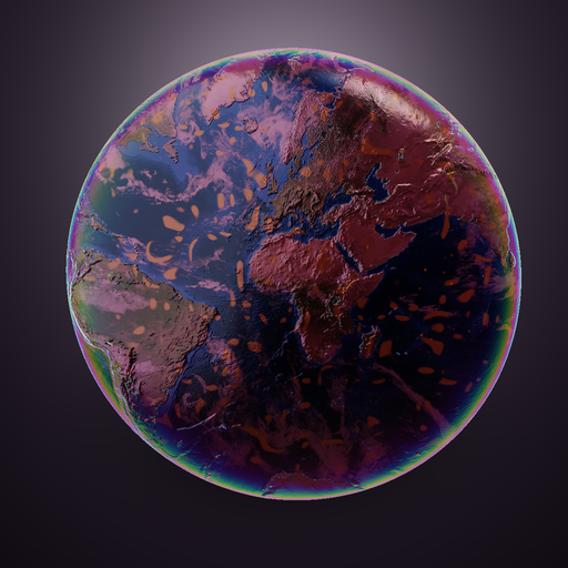 Psychedelic Terra 3D Jelly Preset