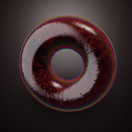 Rainbow Donut 3D Jelly Preset